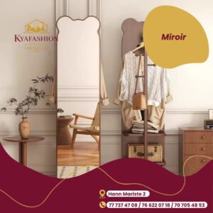 Miroirs decoratifs formes organiques beige