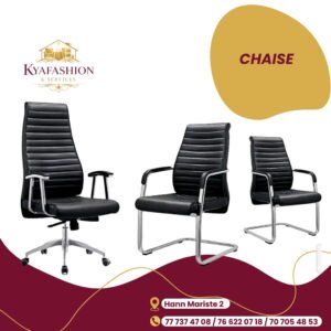 Fauteuils direction cuir cotele premium