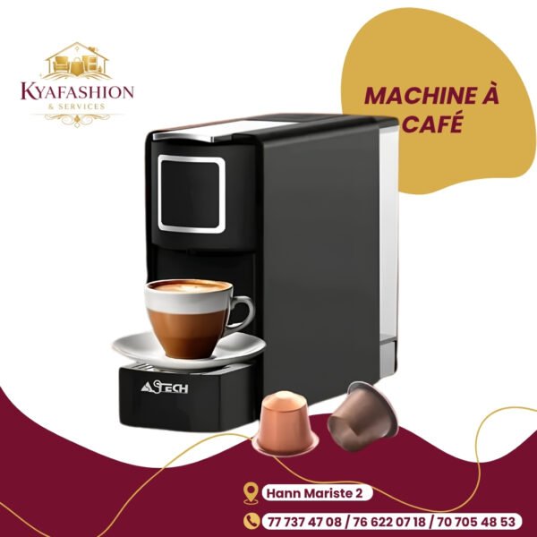 Machine a cafe Astech noire capsules